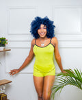 Volt Ruffle Synthesis Set | Women 2-Piece Cami + Shorts Sleepwear